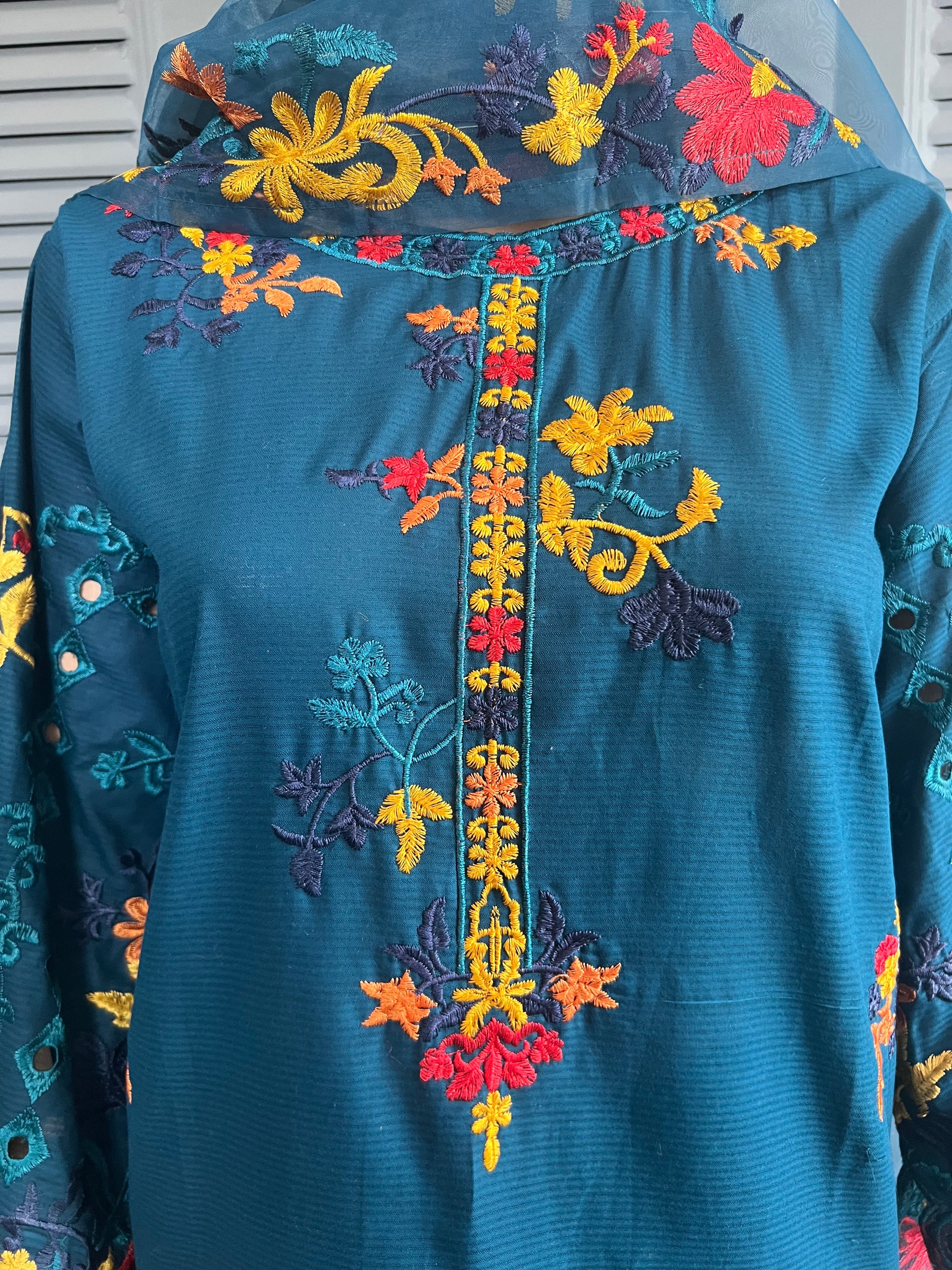 Khadi Fancy Embroidered Suit Riwaj