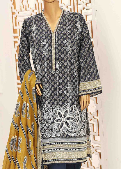 SEMB-049-3 Piece Cotton Embroidered Suit