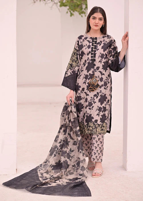 Zar Gul Silk by Riwaj Fashions