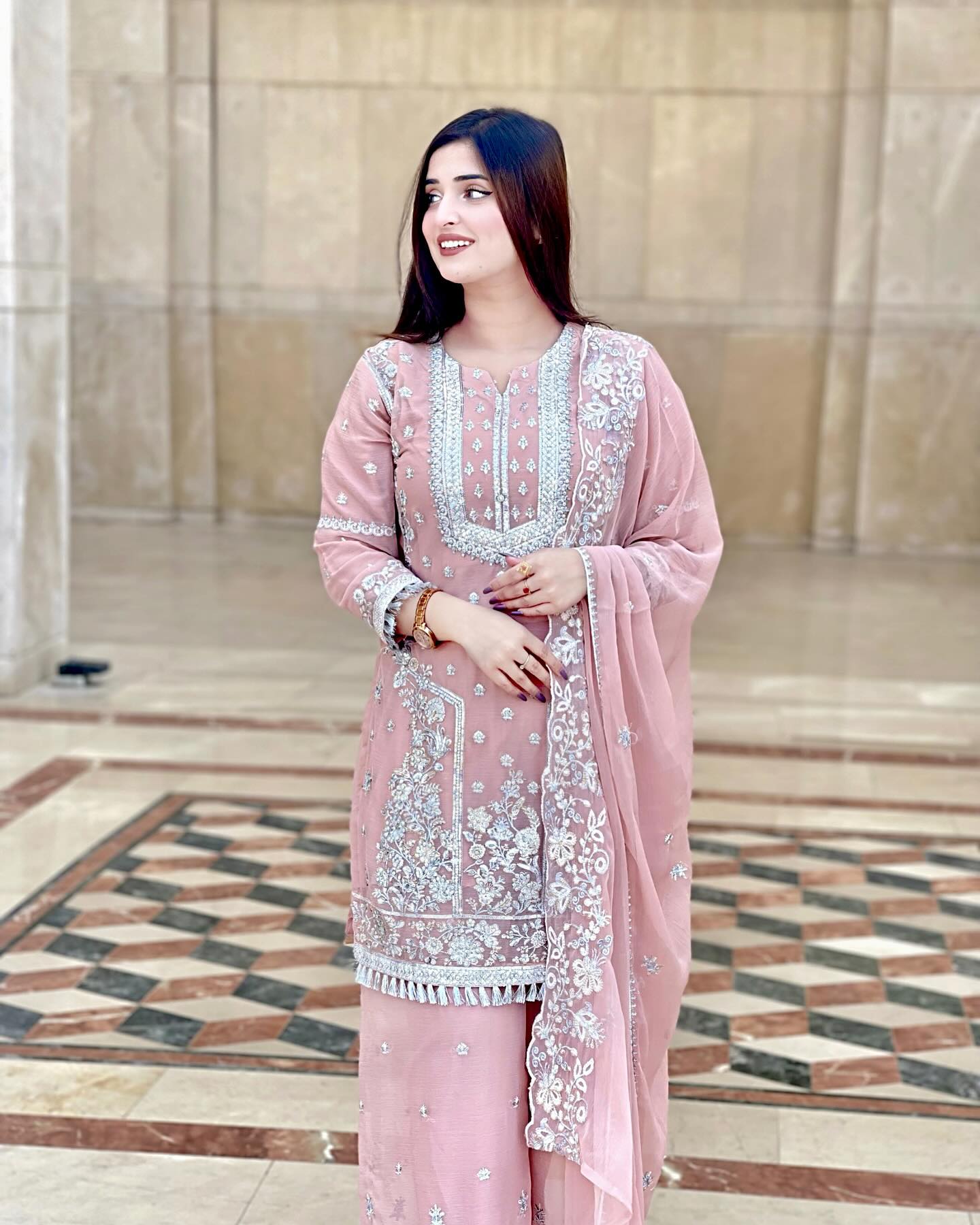 Afsana Attire Lilac by Riwaj Fashions