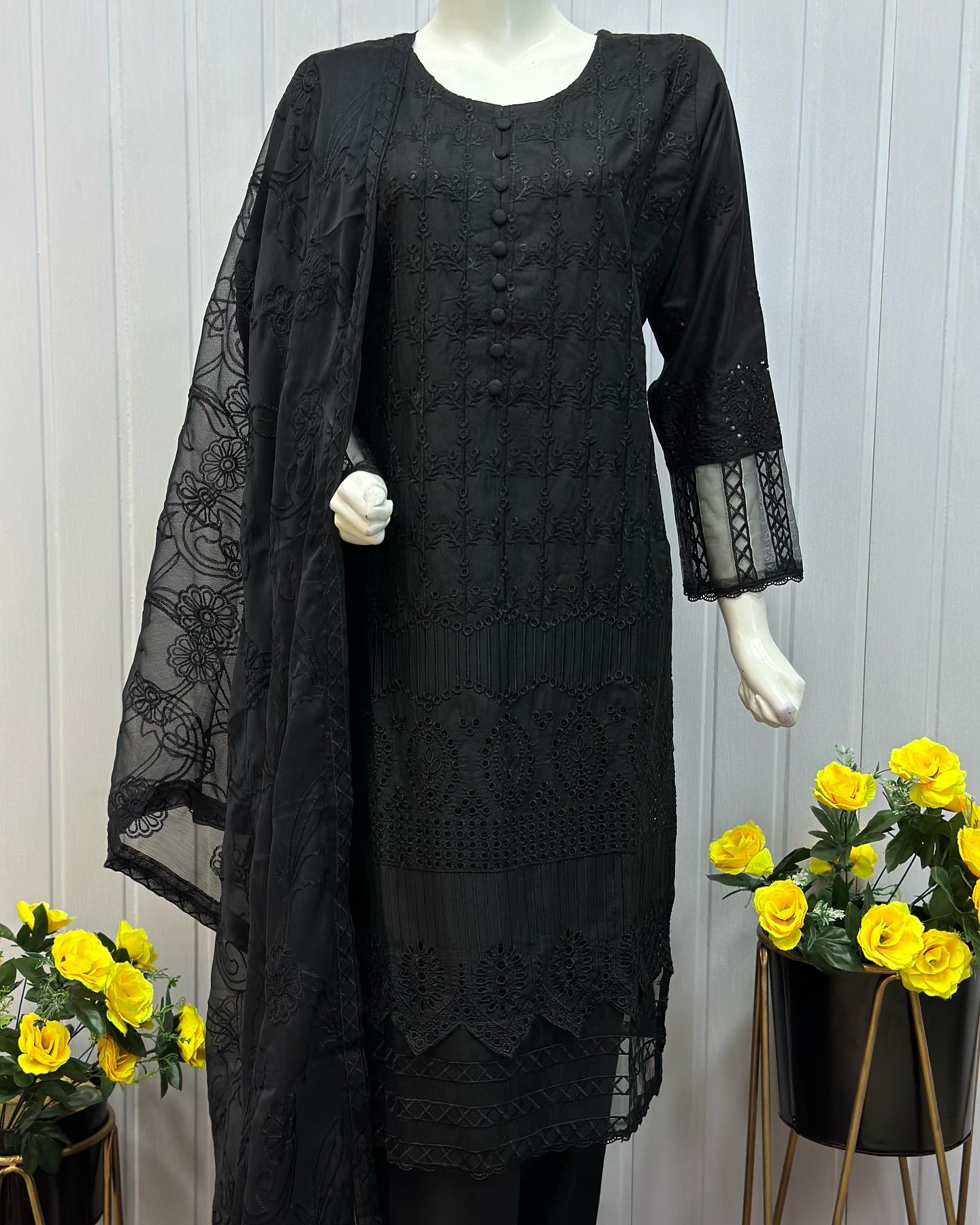 Abeer Cotton Kurta by Riwaj Fashions