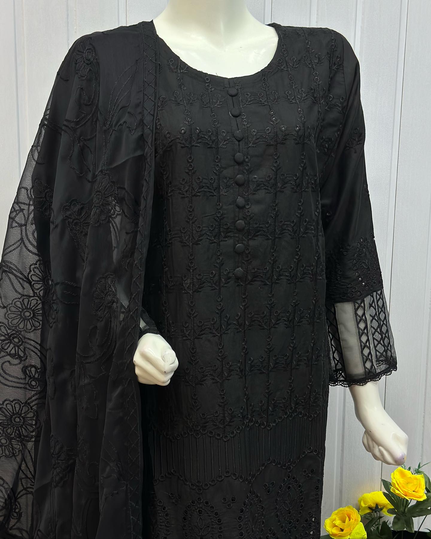 Abeer Cotton Kurta by Riwaj Fashions