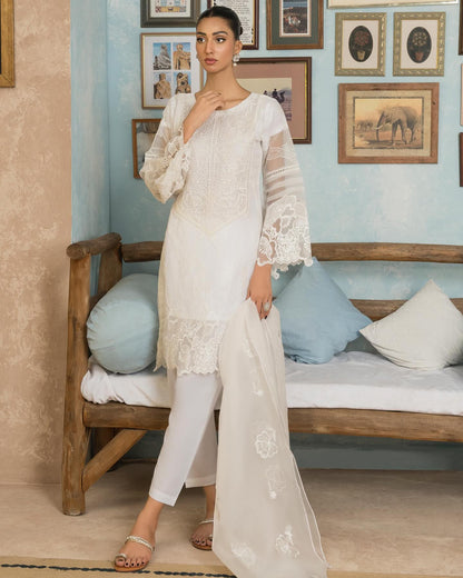 Sitara Ensemble White by Riwaj Fashions