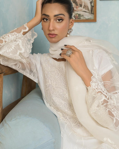 Sitara Ensemble White by Riwaj Fashions