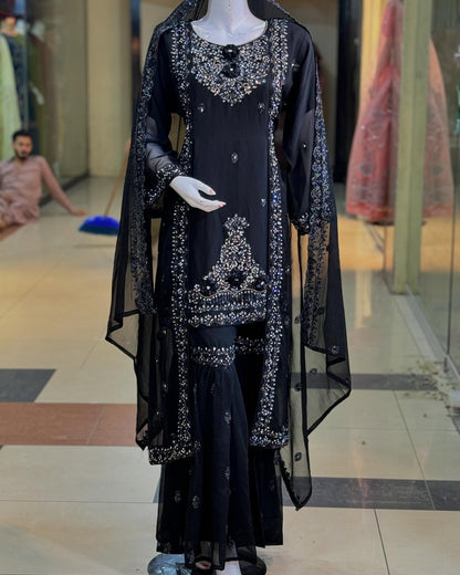 Nazakat Libas Black by Riwaj Fashions