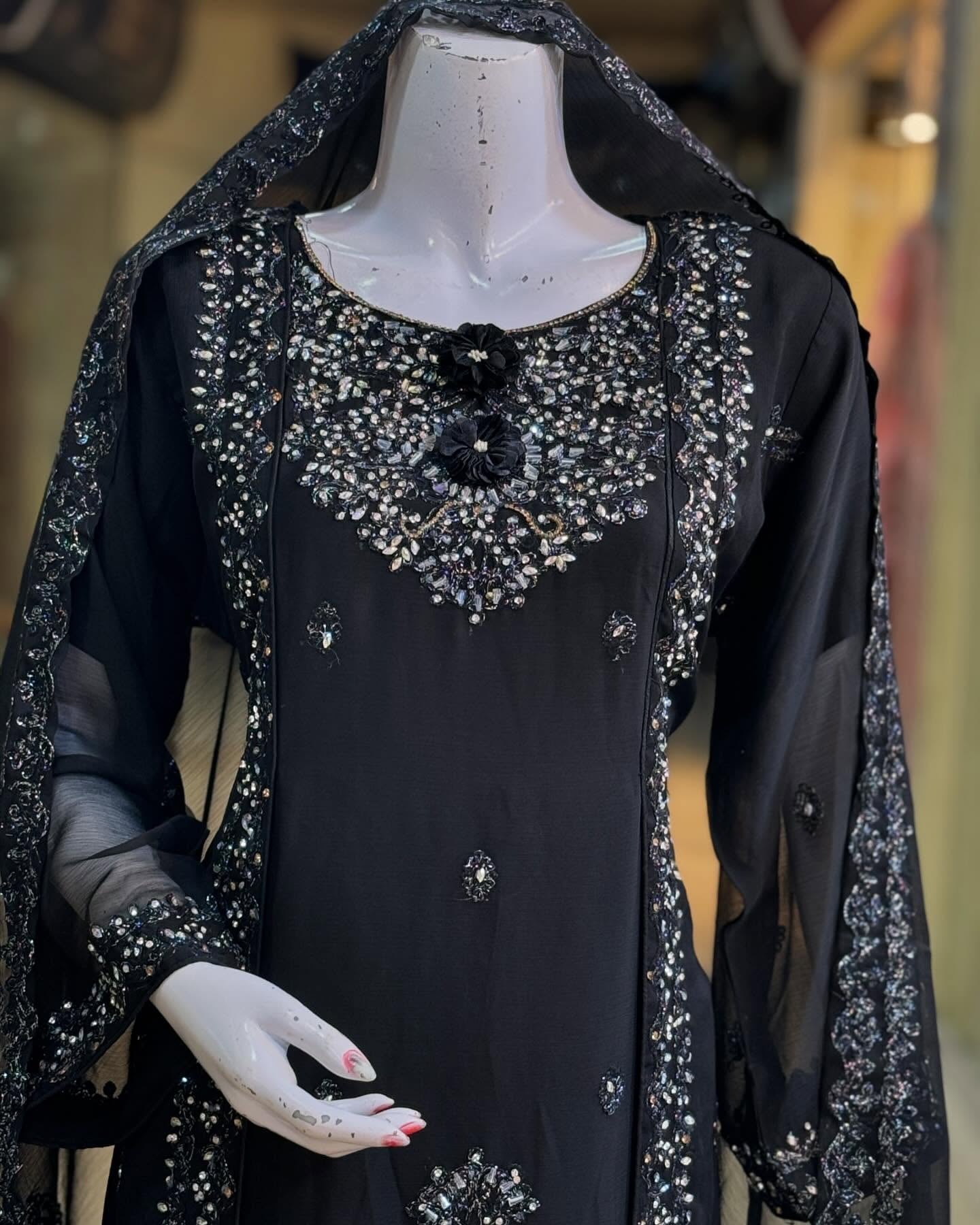 Nazakat Libas Black by Riwaj Fashions