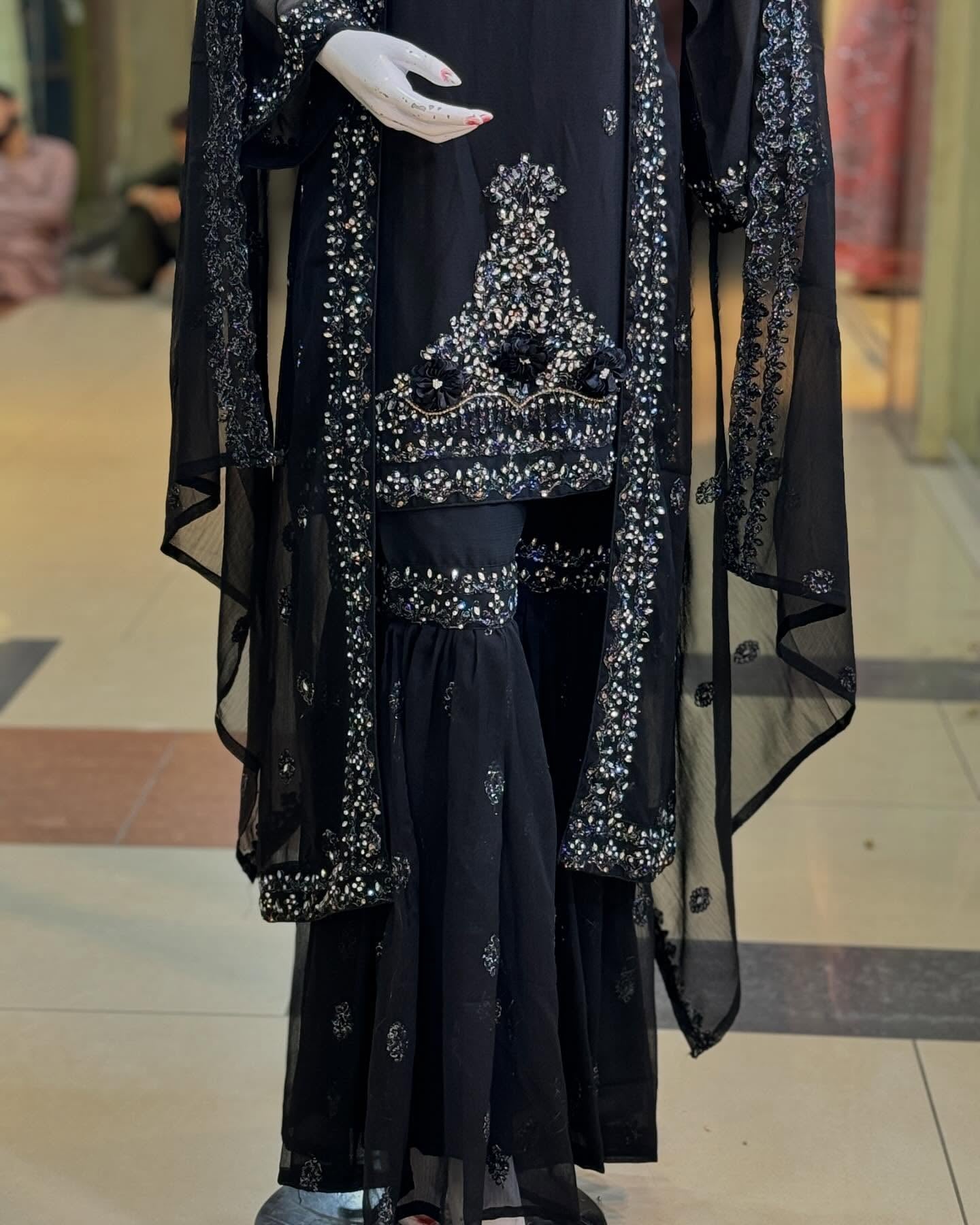 Nazakat Libas Black by Riwaj Fashions