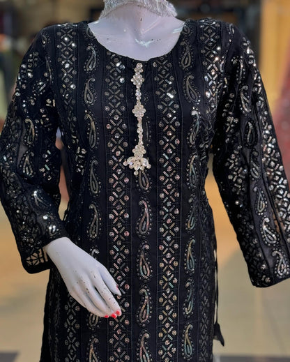 ZarPoshak Black by Riwaj Fashions