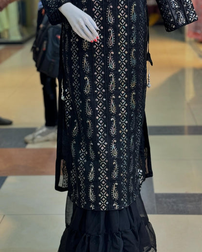 ZarPoshak Black by Riwaj Fashions